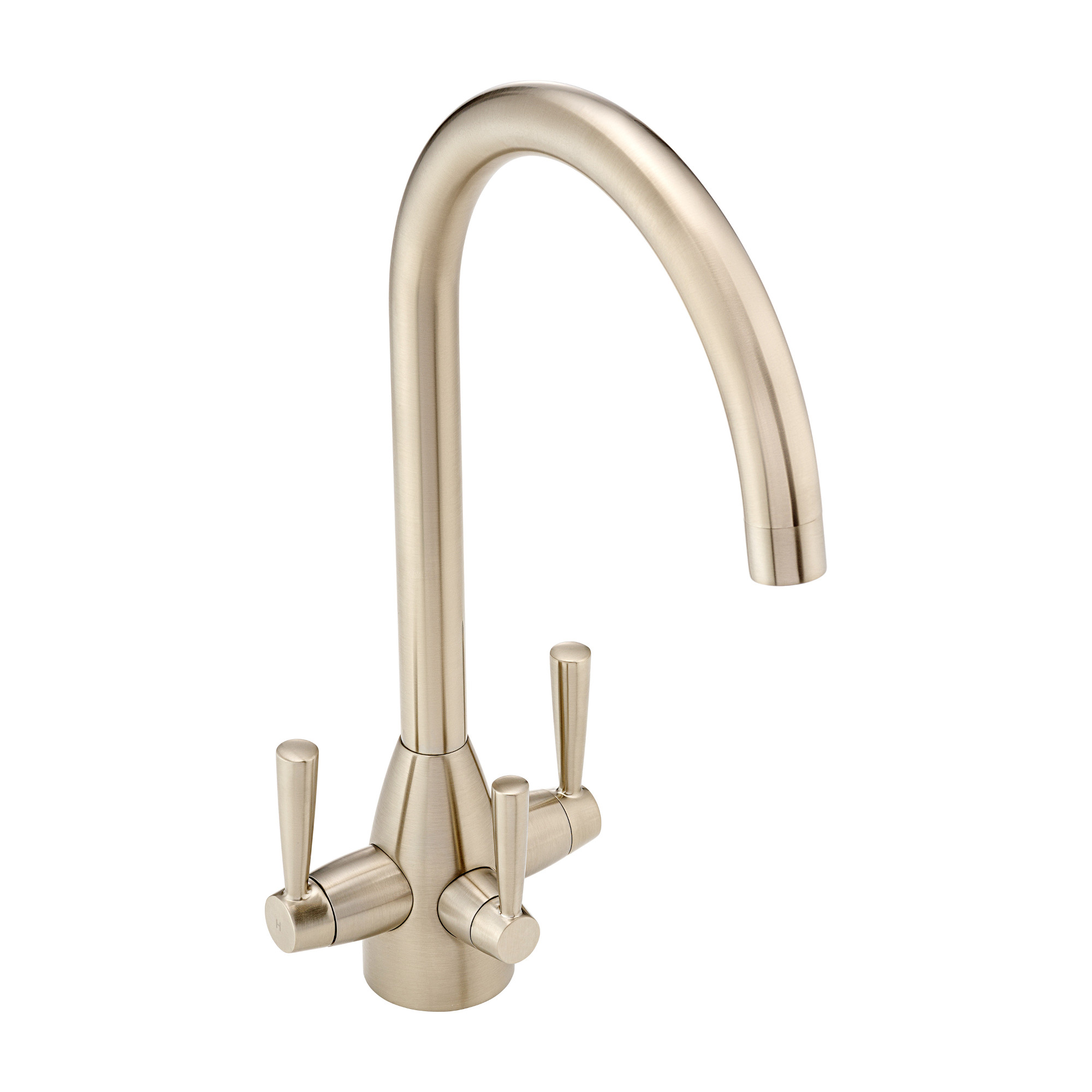 ENKI, Icon, KT129, Modern Filter Tap, Drinking Kitchen Taps, Kitchen Sink Mixer Tap, Brushed Nickel image